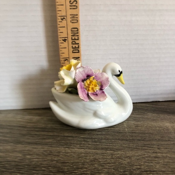 Vtg Sandford Fine Bone China Swan Ceramic Art - Picture 15 of 15